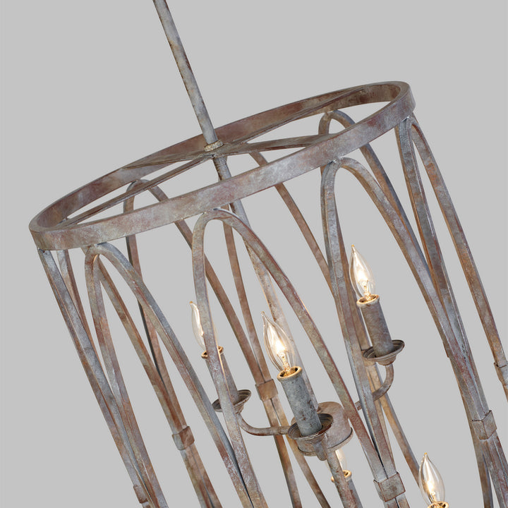 Visual Comfort Studio Patrice F3223/6DA Pendant Light - Deep Abyss