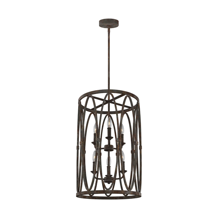 Visual Comfort Studio Patrice F3223/6DA Pendant Light - Deep Abyss