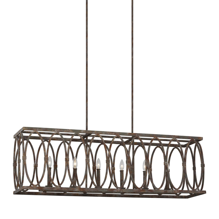 Visual Comfort Studio Patrice F3224/6DA Pendant Light - Deep Abyss