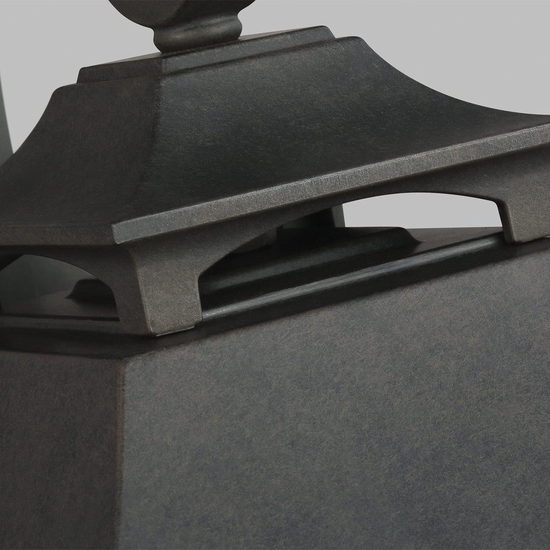 Visual Comfort Studio OL14403SBL Galena Three Light Lantern Outdoor Bronze / Dark