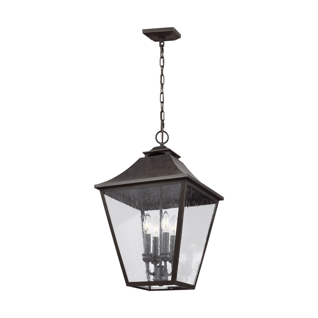 Visual Comfort Studio OL14408SBL Galena Four Light Pendant Outdoor Bronze / Dark