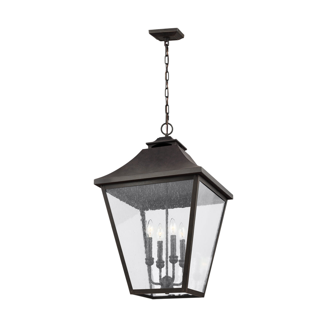 Visual Comfort Studio OL14409SBL Galena Four Light Pendant Outdoor Bronze / Dark