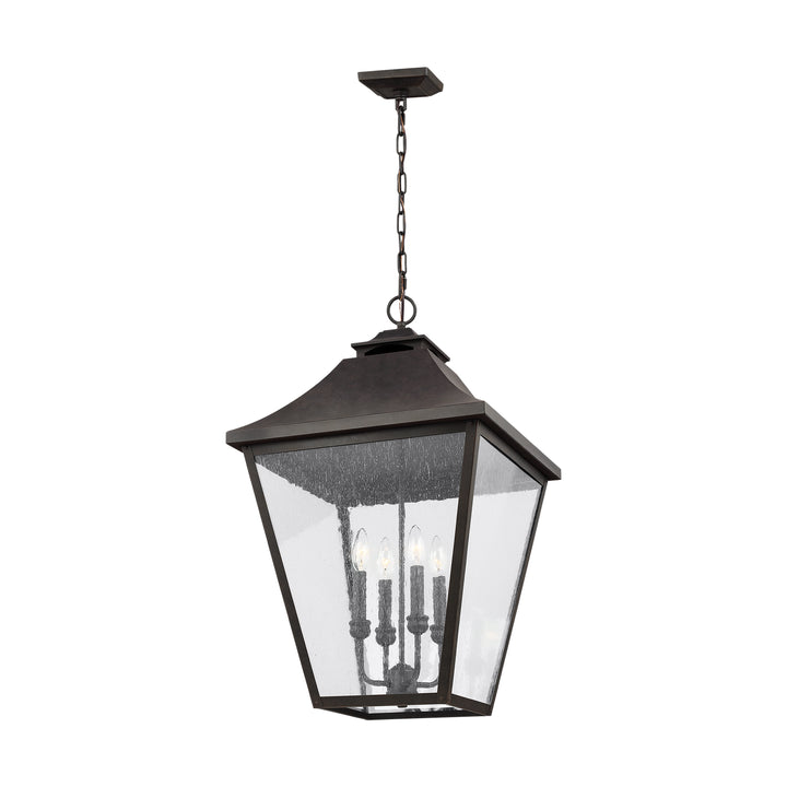 Visual Comfort Studio OL14409SBL Galena Four Light Pendant Outdoor Bronze / Dark