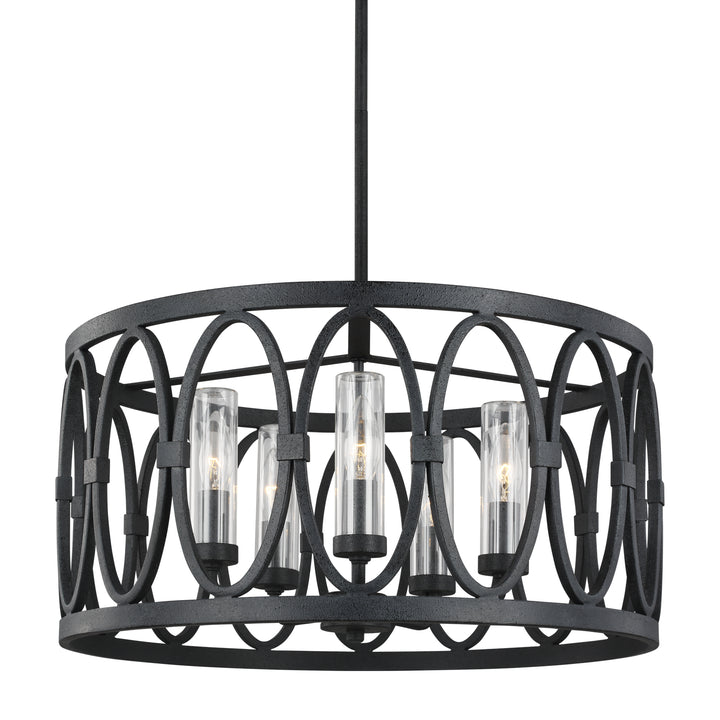 Visual Comfort Studio Patrice OLF3222/5DWZ Chandelier Light - Dark Weathered Zinc