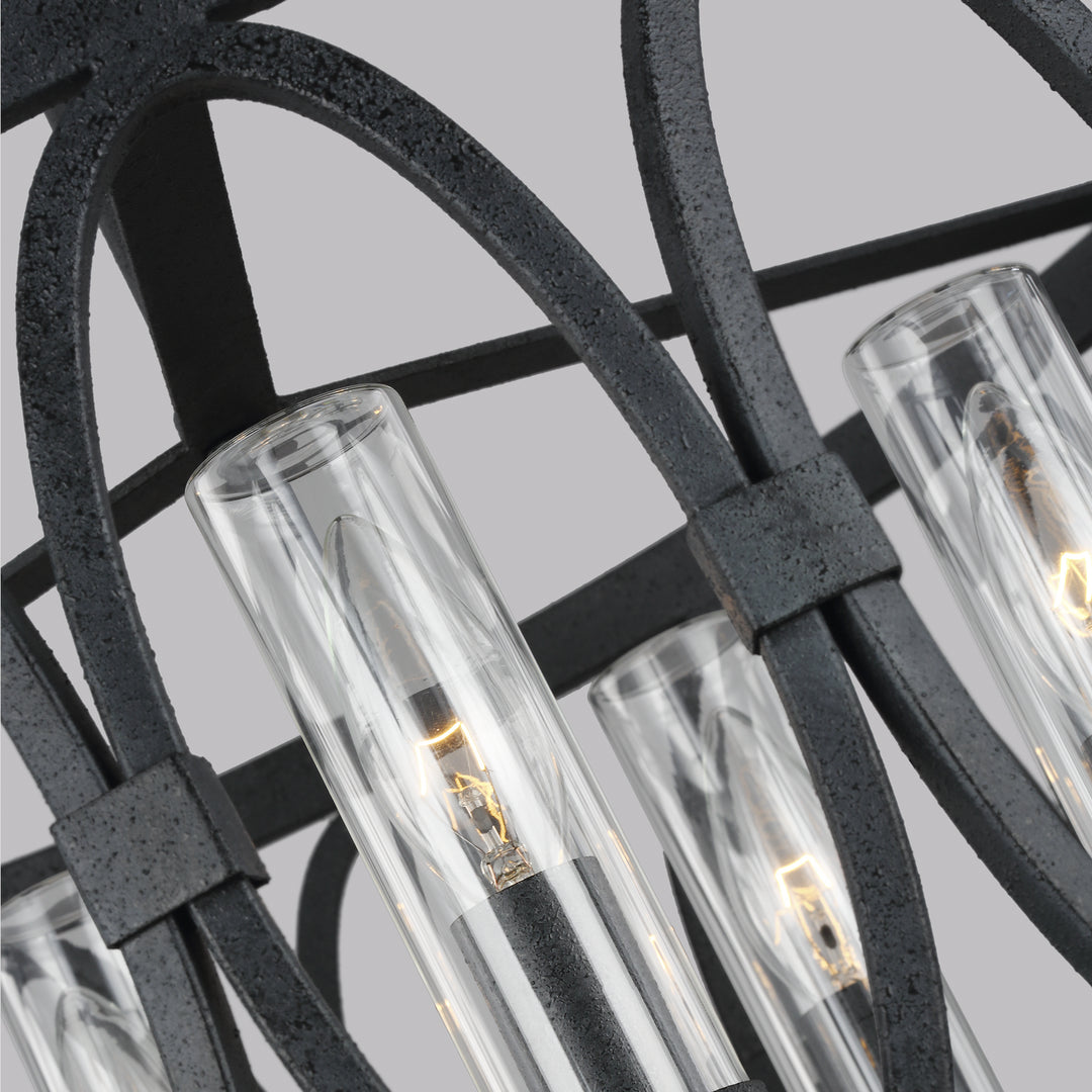 Visual Comfort Studio Patrice OLF3222/5DWZ Chandelier Light - Dark Weathered Zinc