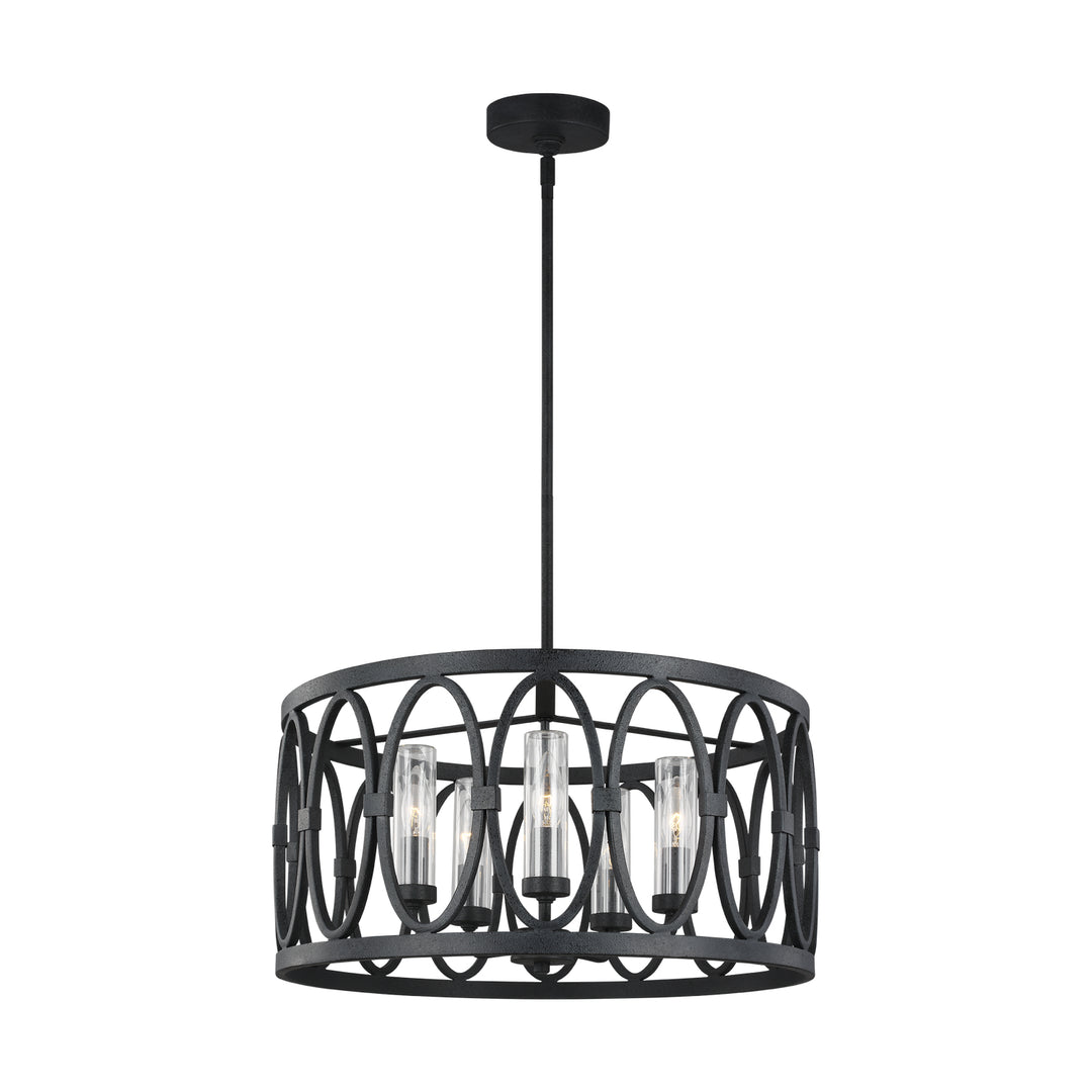 Visual Comfort Studio Patrice OLF3222/5DWZ Chandelier Light - Dark Weathered Zinc