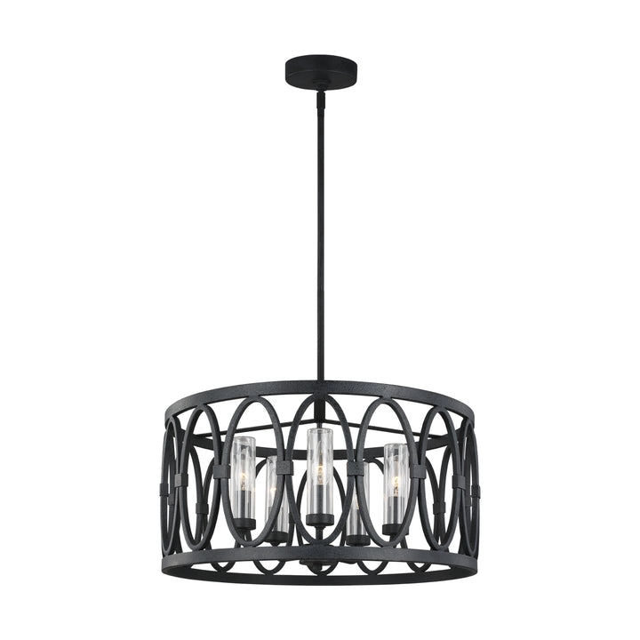Visual Comfort Studio Patrice OLF3222/5DWZ Chandelier Light - Dark Weathered Zinc