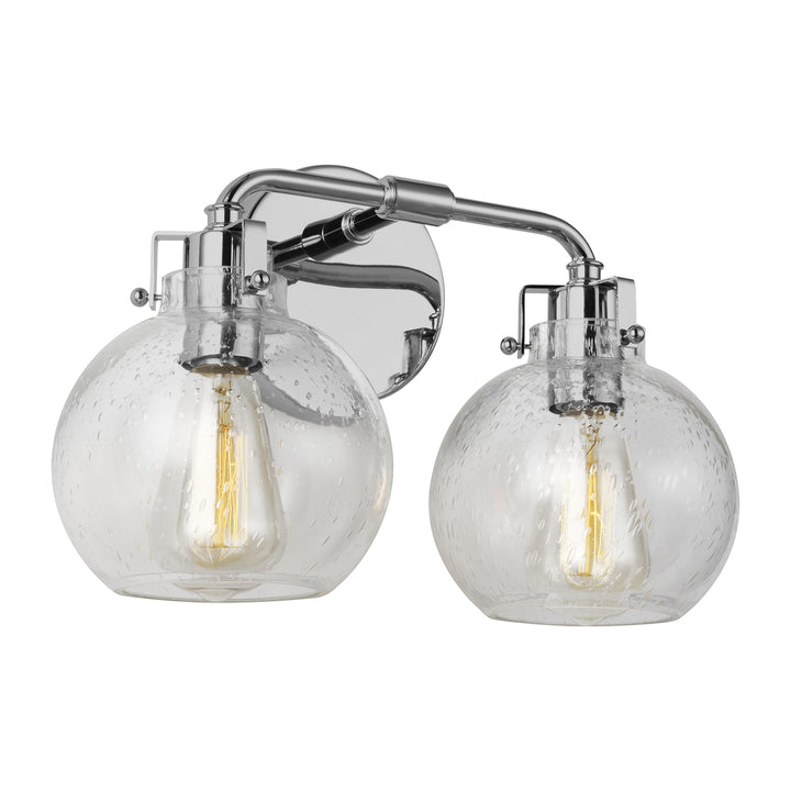 Visual Comfort Studio Clara VS24402CH Bath Vanity Light 15 in. wide - Chrome