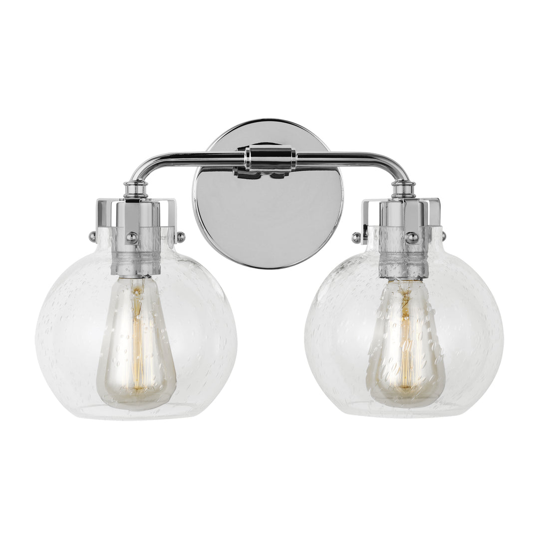 Visual Comfort Studio Clara VS24402CH Bath Vanity Light 15 in. wide - Chrome