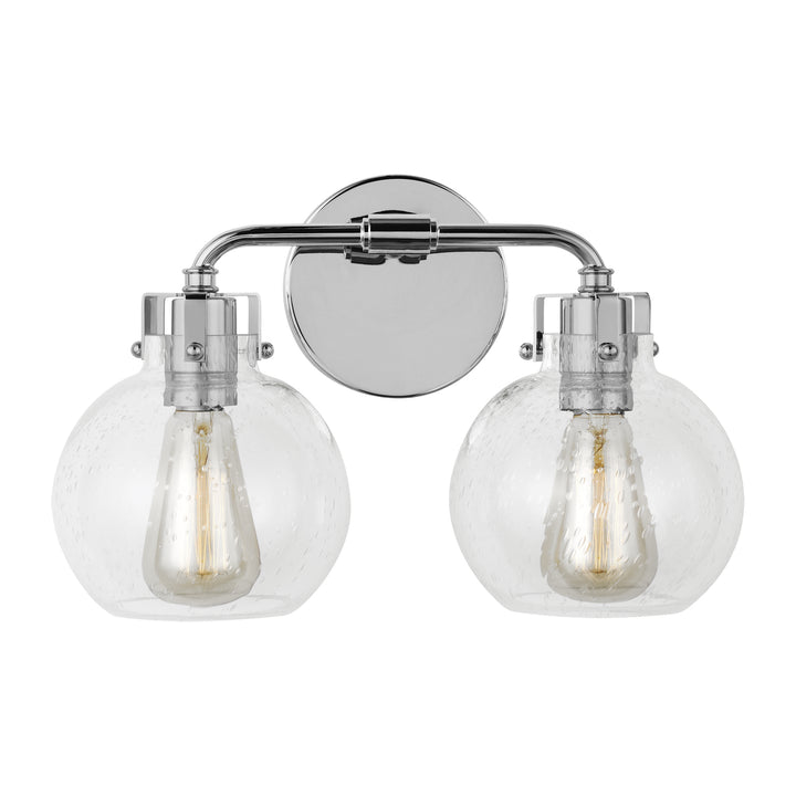 Visual Comfort Studio Clara VS24402CH Bath Vanity Light 15 in. wide - Chrome