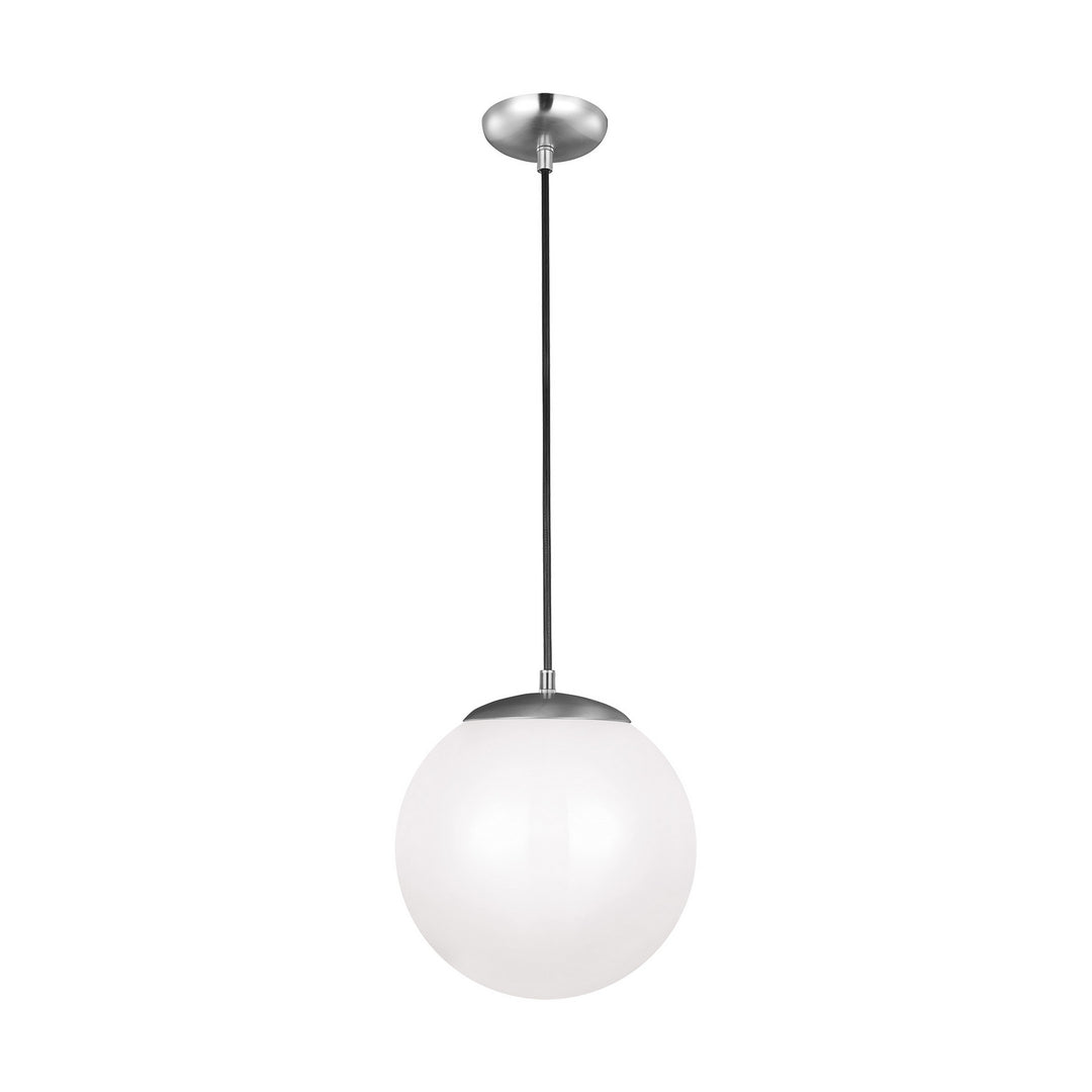 Visual Comfort Studio Leo - Hanging Globe 602293S-04 Pendant Light - Satin Aluminum