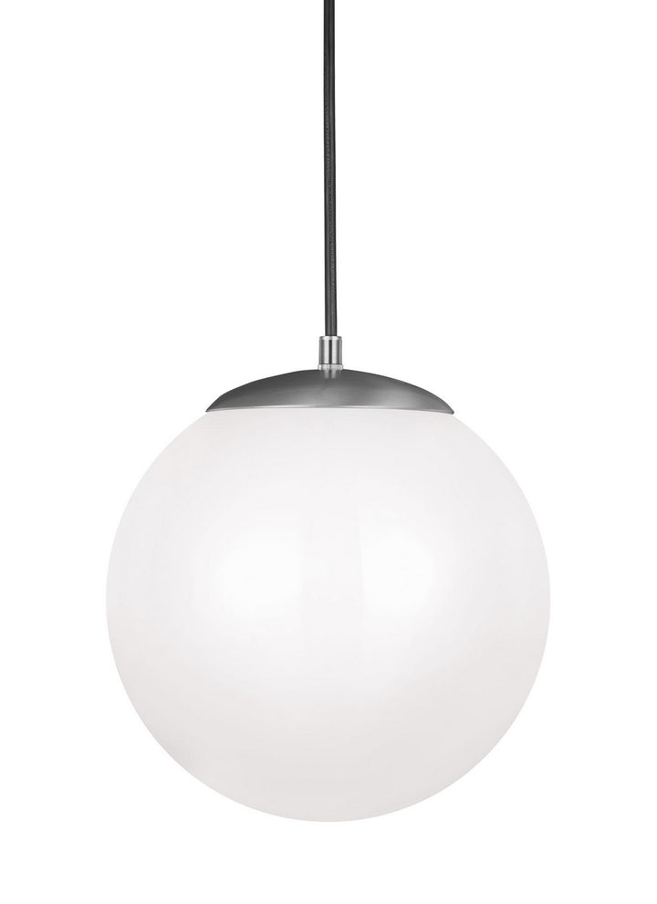 Visual Comfort Studio Leo - Hanging Globe 602293S-04 Pendant Light - Satin Aluminum