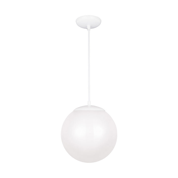 Visual Comfort Studio Leo - Hanging Globe 602293S-15 Pendant Light - White