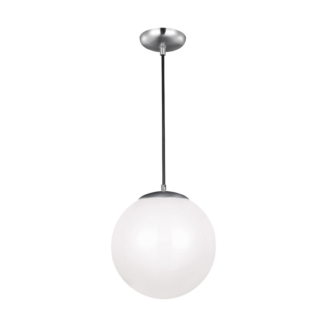 Visual Comfort Studio Leo - Hanging Globe 602493S-04 Pendant Light - Satin Aluminum