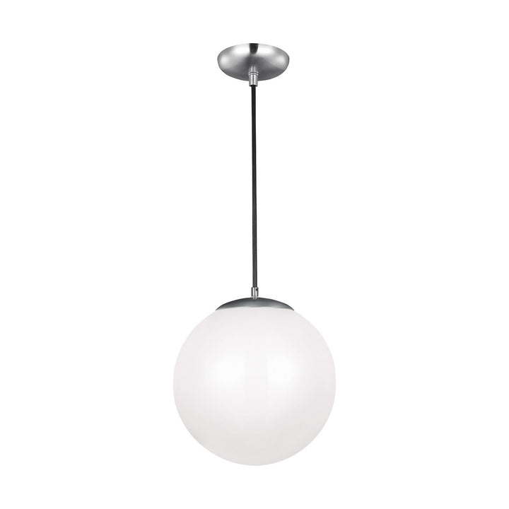 Visual Comfort Studio Leo - Hanging Globe 602493S-04 Pendant Light - Satin Aluminum