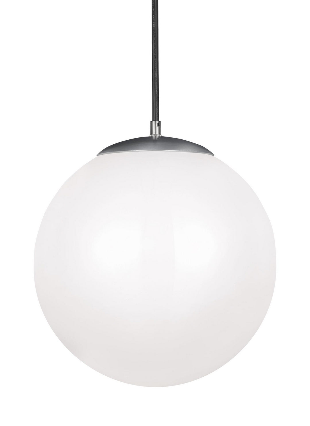 Visual Comfort Studio Leo - Hanging Globe 602493S-04 Pendant Light - Satin Aluminum