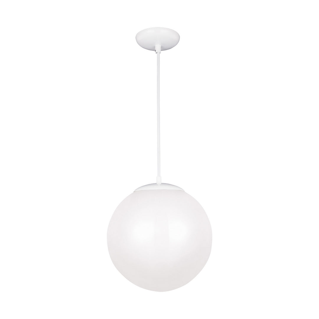 Visual Comfort Studio Leo - Hanging Globe 602493S-15 Pendant Light - White