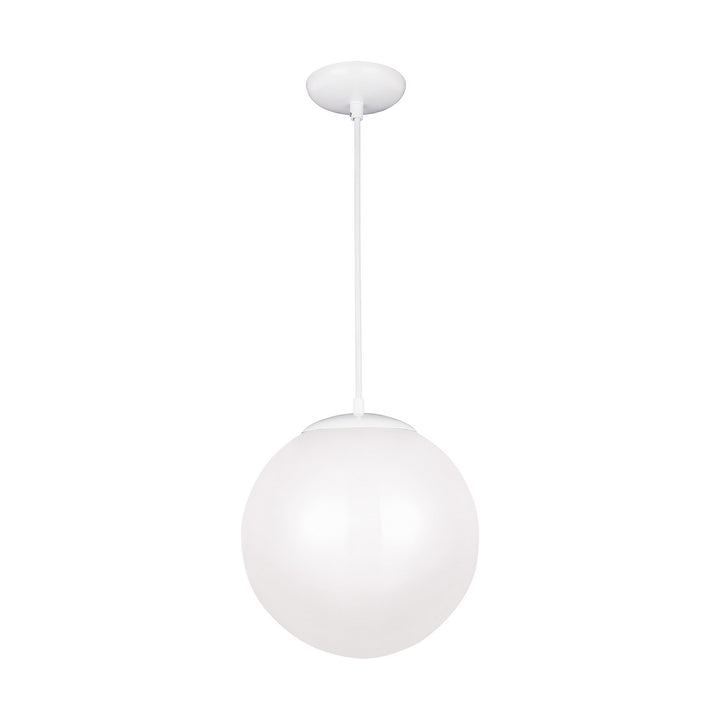 Visual Comfort Studio Leo - Hanging Globe 602493S-15 Pendant Light - White