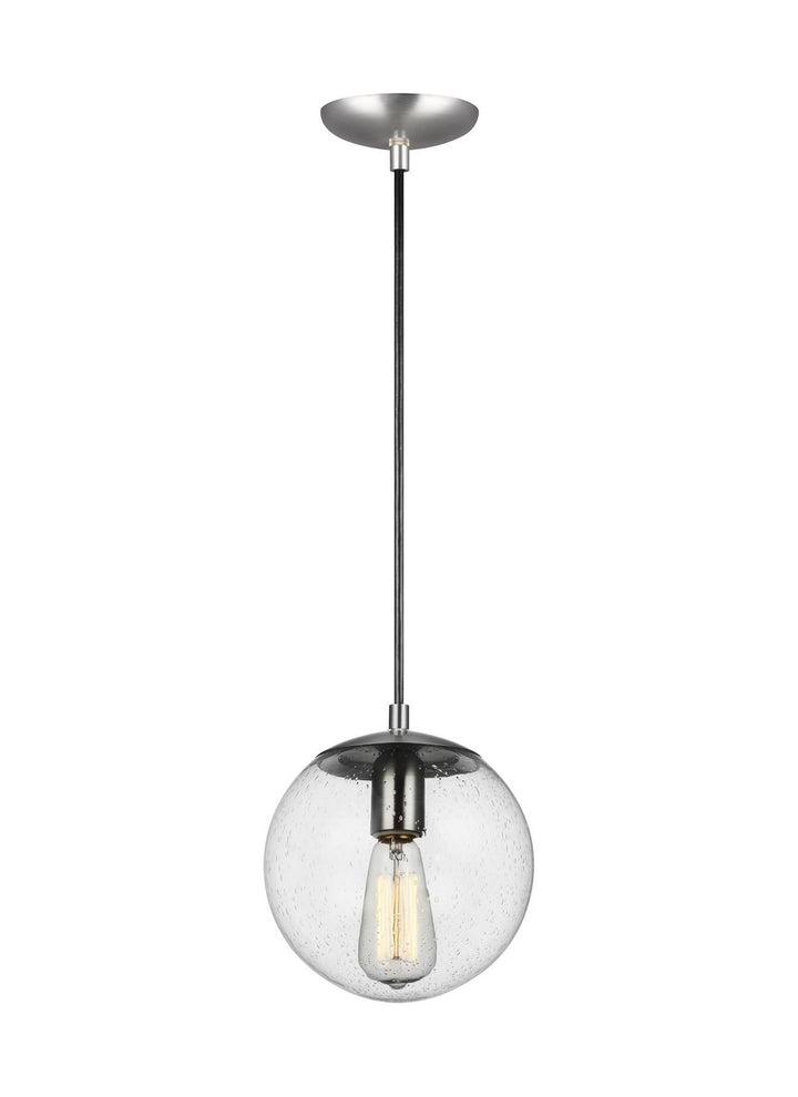 Visual Comfort Studio Leo - Hanging Globe 6501801-04 Pendant Light - Satin Aluminum