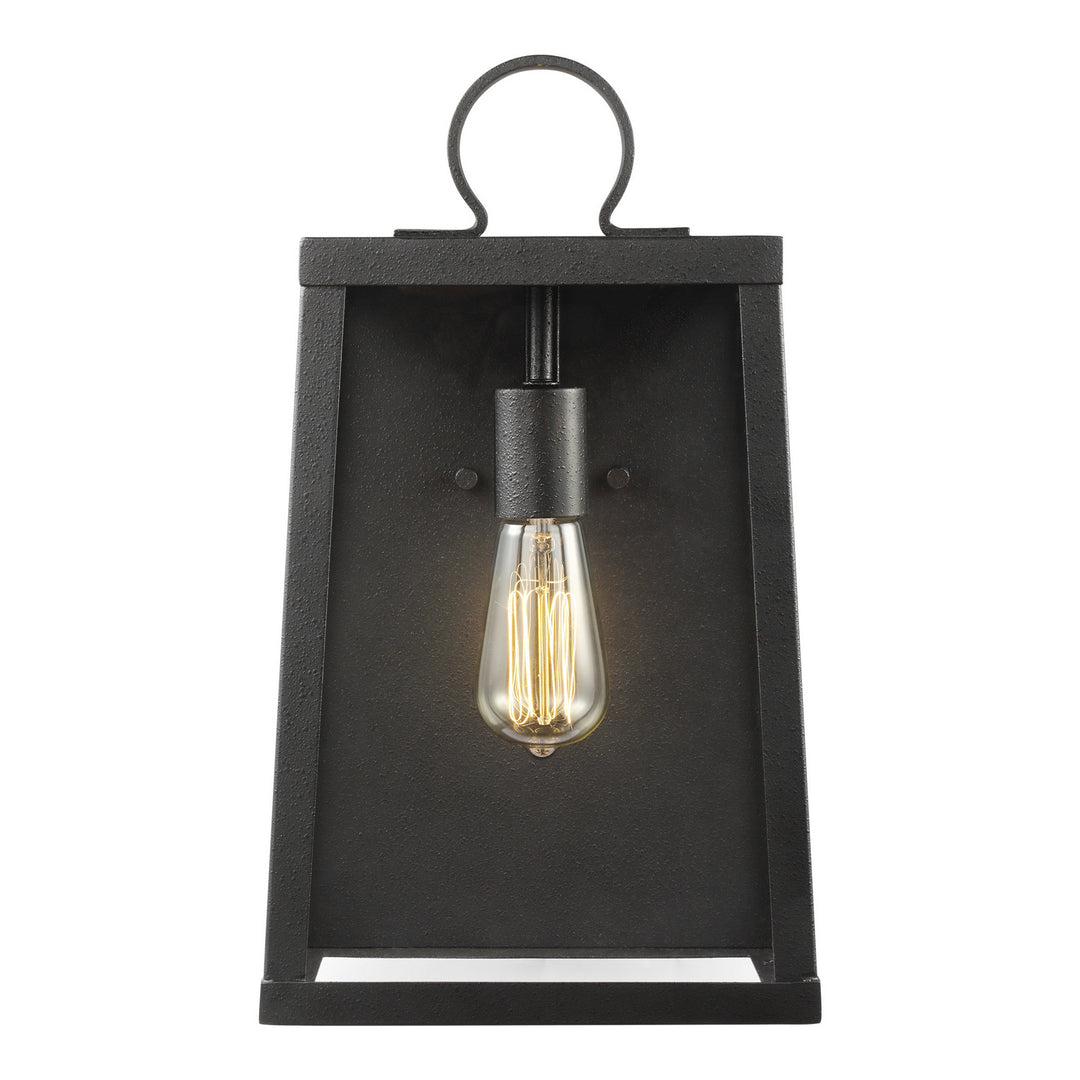 Visual Comfort Studio 8737101-12 Marinus One Light Outdoor Wall Lantern Outdoor Black