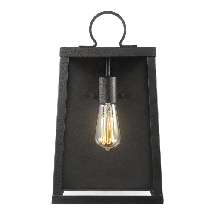 Visual Comfort Studio 8737101-12 Marinus One Light Outdoor Wall Lantern Outdoor Black