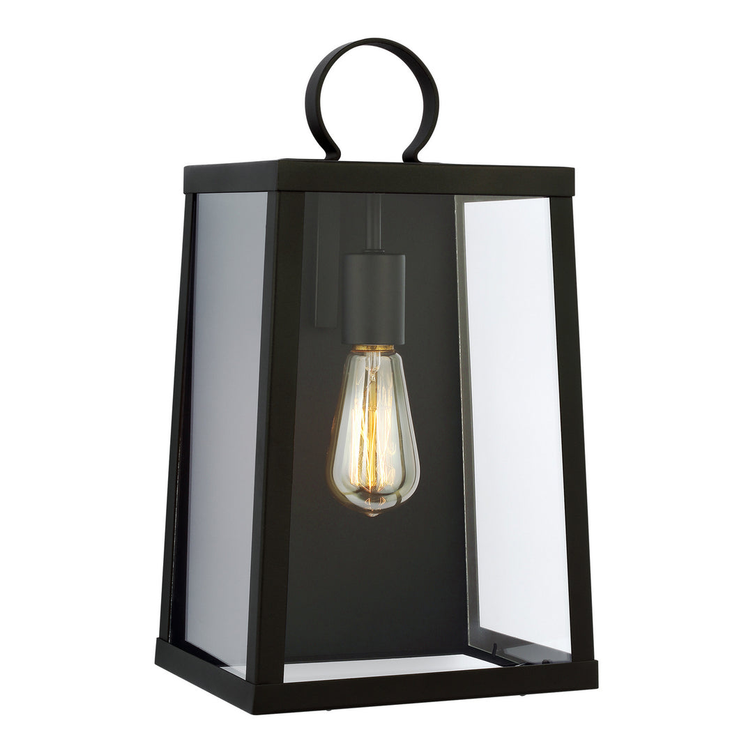 Visual Comfort Studio 8737101-12 Marinus One Light Outdoor Wall Lantern Outdoor Black