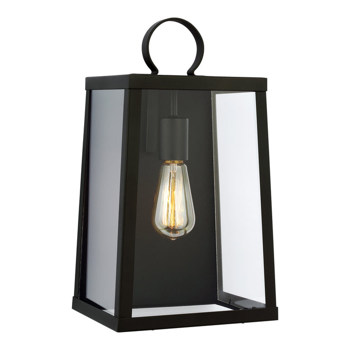 Visual Comfort Studio 8737101-12 Marinus One Light Outdoor Wall Lantern Outdoor Black