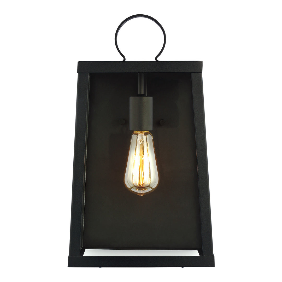 Visual Comfort Studio 8737101-12 Marinus One Light Outdoor Wall Lantern Outdoor Black
