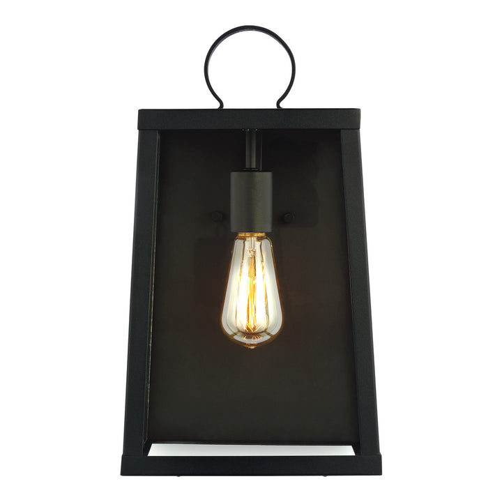 Visual Comfort Studio 8737101-12 Marinus One Light Outdoor Wall Lantern Outdoor Black