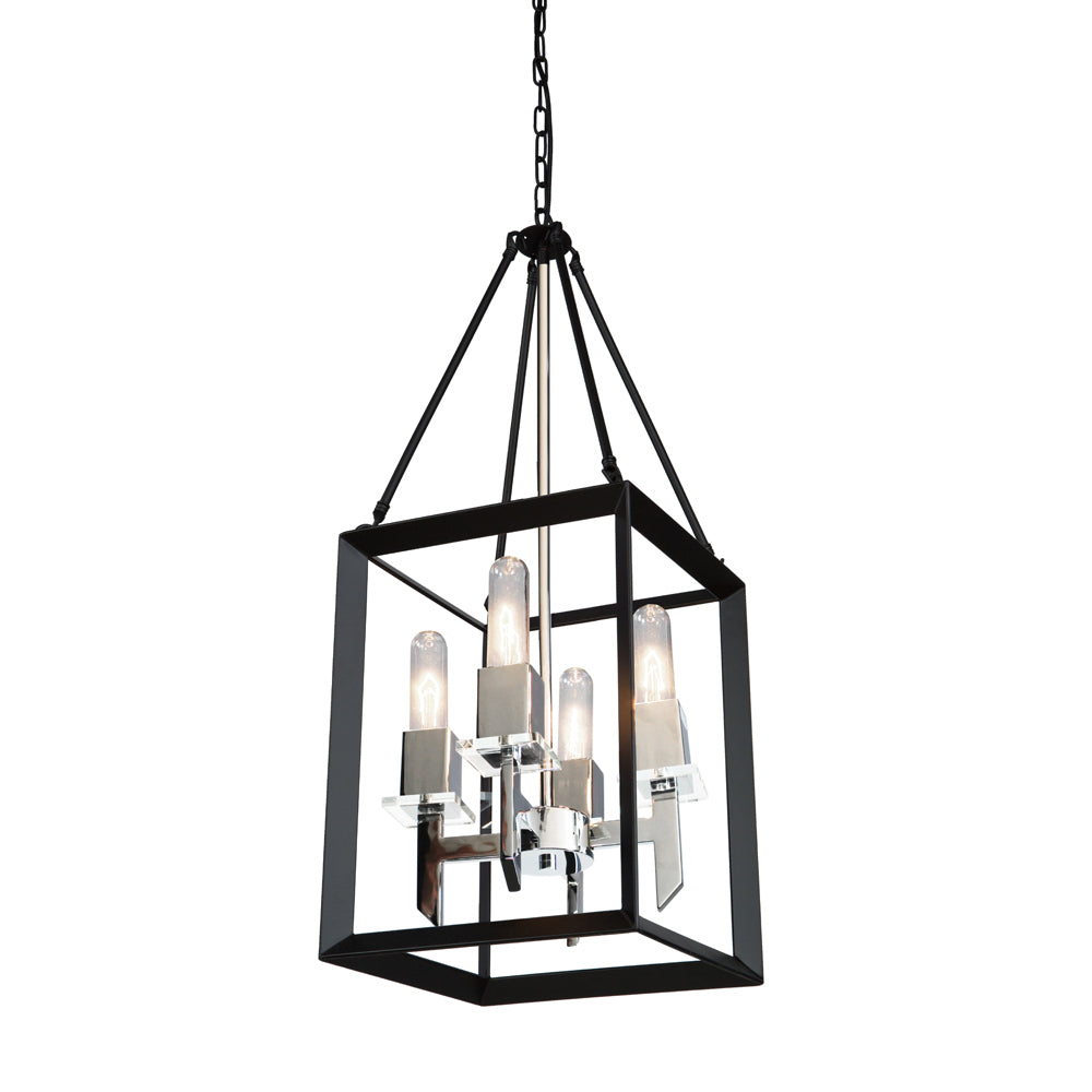 Artcraft Vineyard AC10064BC Pendant Light - Black & Chrome