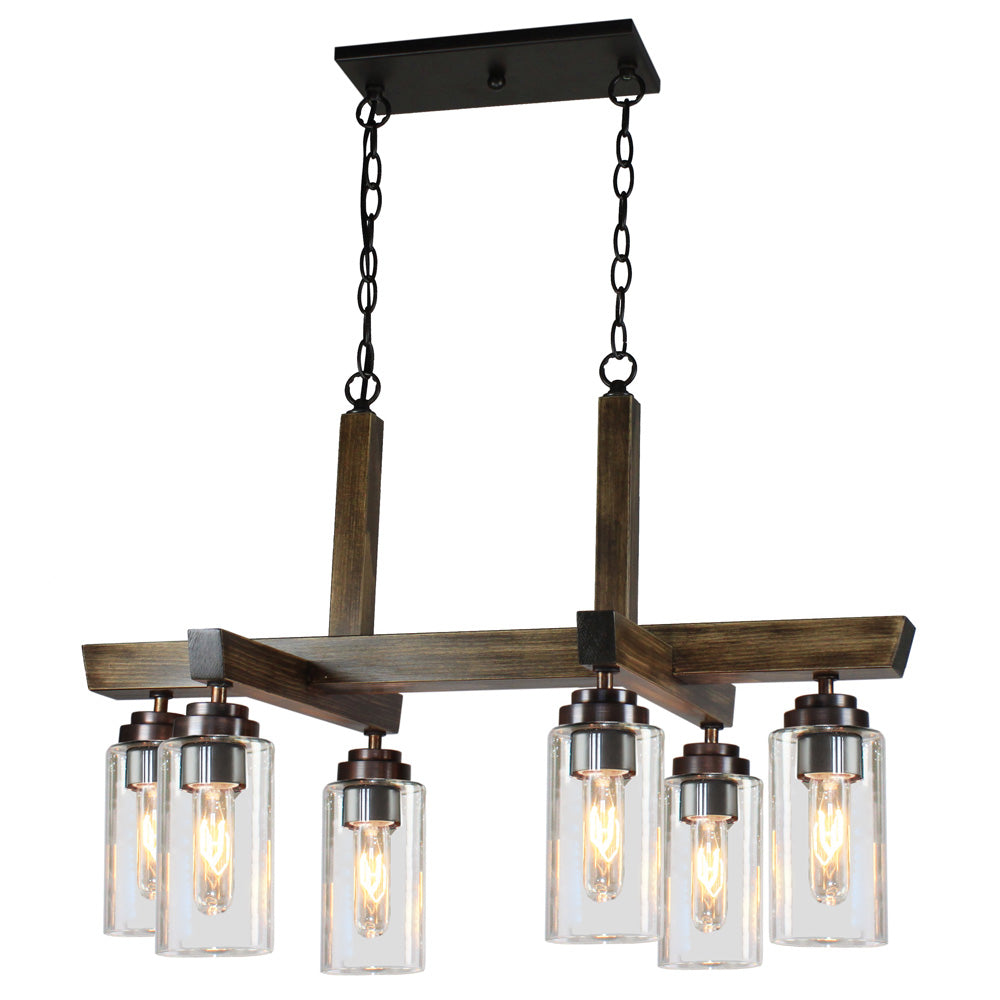 Artcraft Home Glow AC10866DP Pendant Light - Distressed Pine
