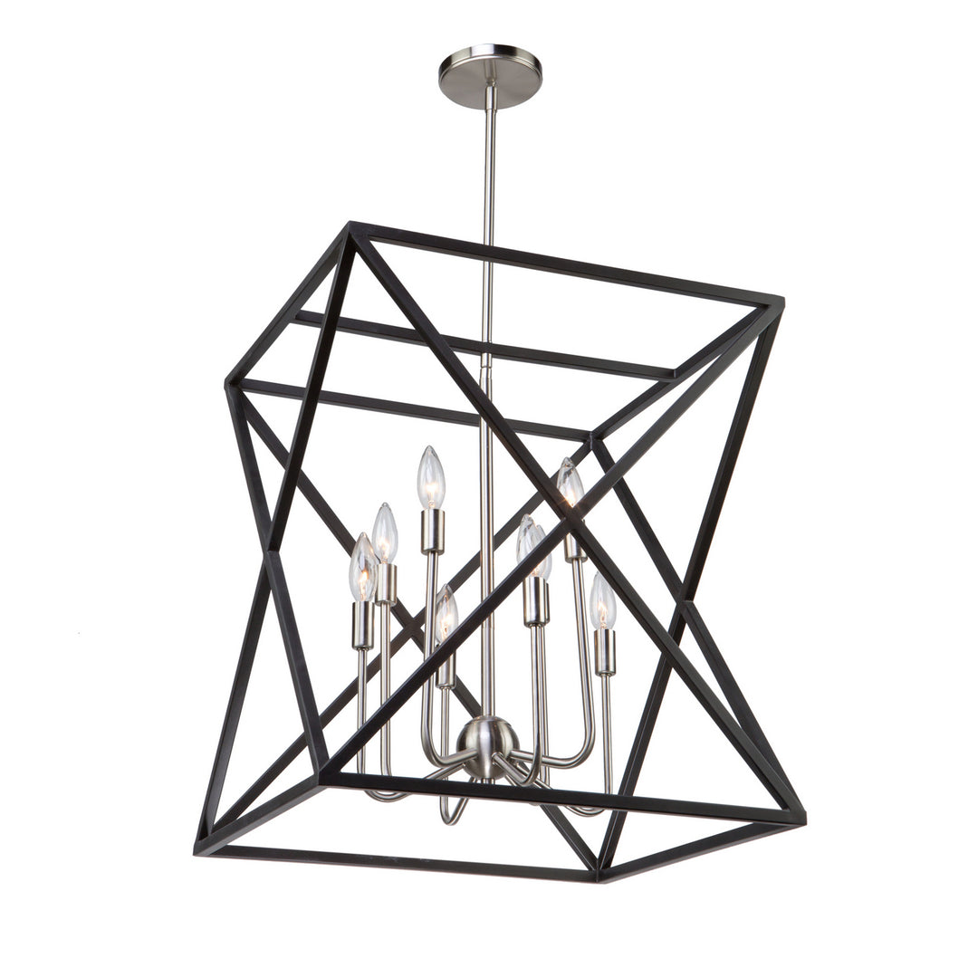 Artcraft Elements AC11042 Pendant Light - Black & Polished Nickel