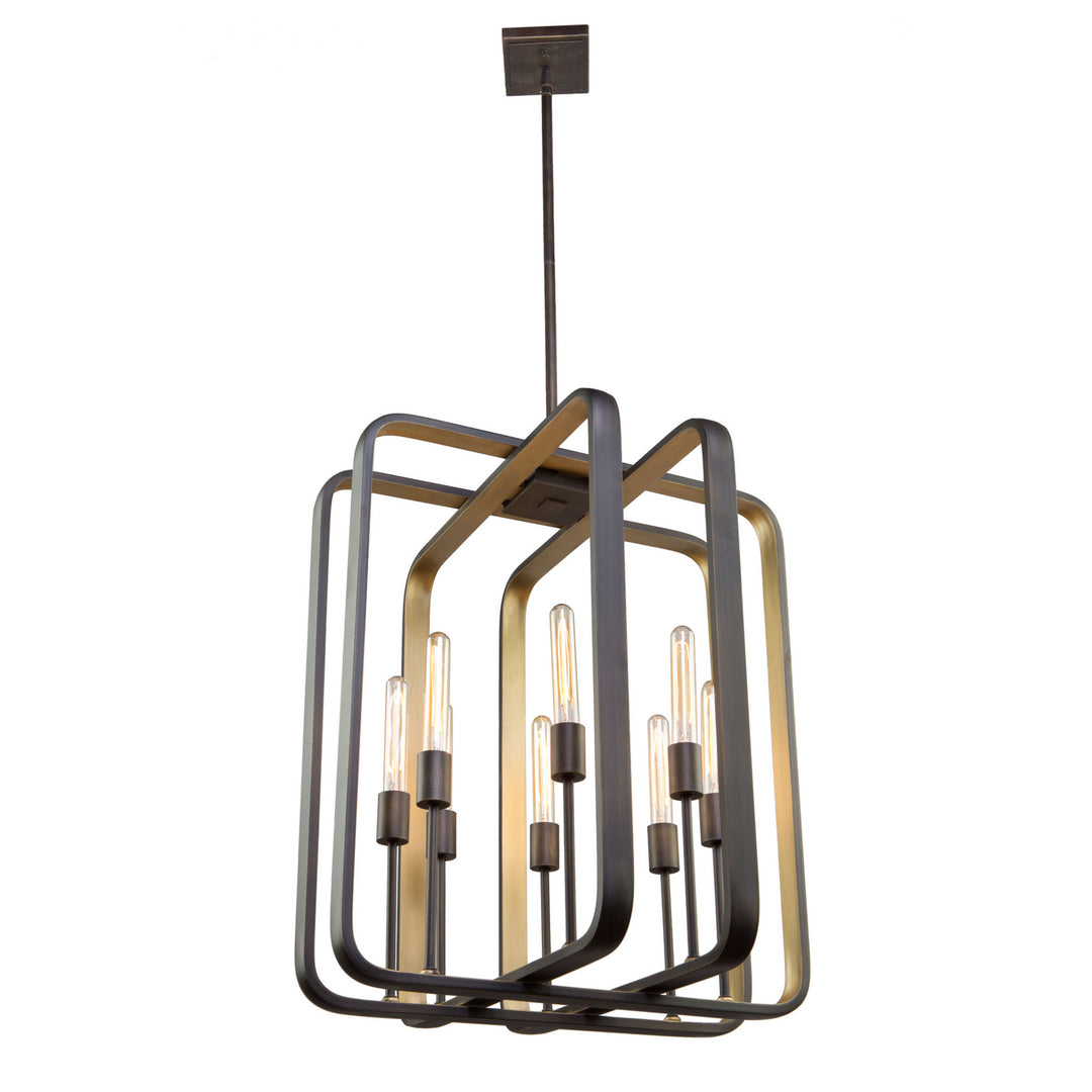 Artcraft Marlborough AC11082 Pendant Light - Oil Rubbed Bronze & Gold Leaf