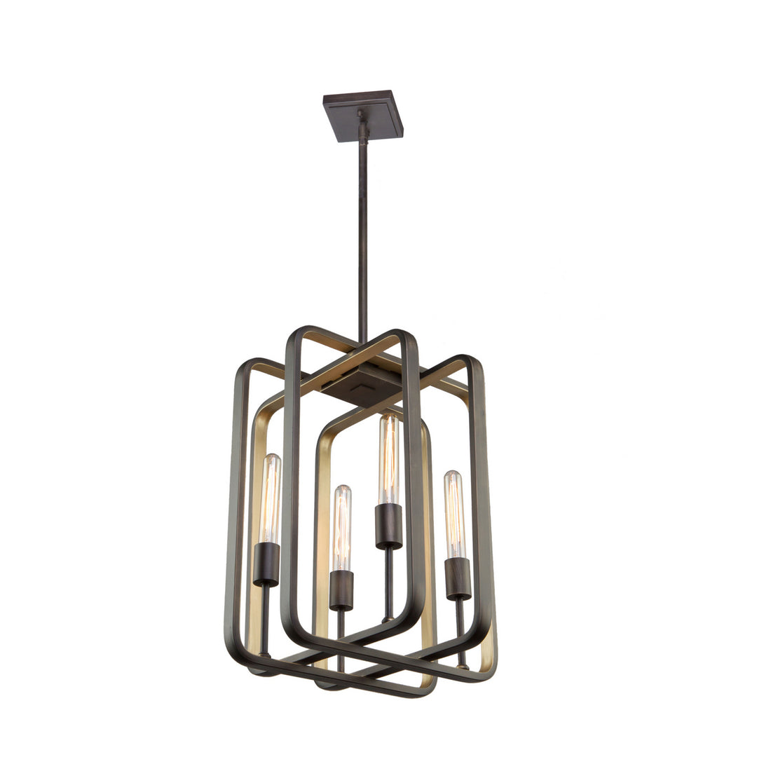 Artcraft Marlborough AC11085 Pendant Light - Oil Rubbed Bronze & Gold Leaf