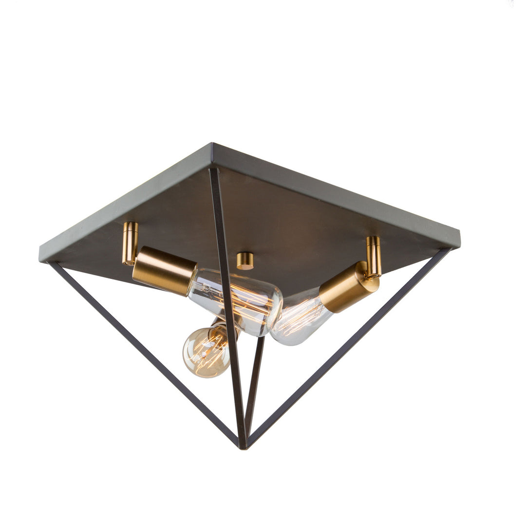 Artcraft Artistry AC11113 Ceiling Light - Matte Black & Harvest Brass