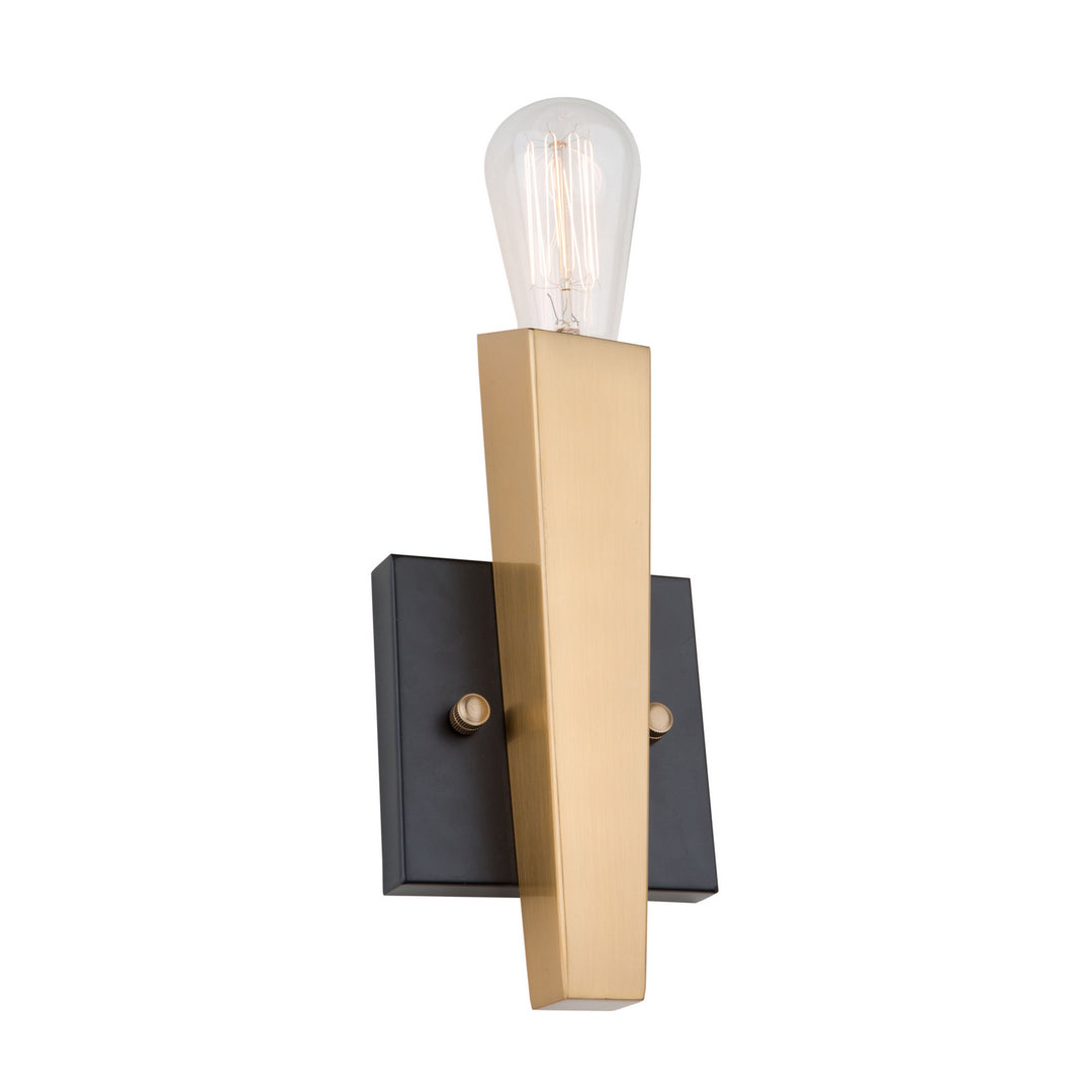 Artcraft Olympia AC11150 Wall Light - Black & Satin Brass