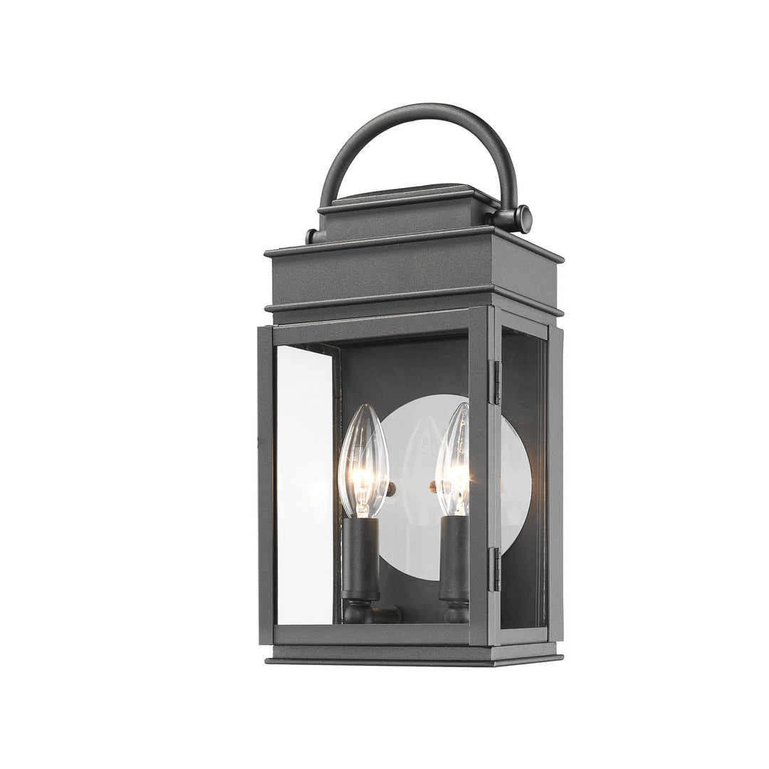 Artcraft Lighting AC8221BK Fulton Two Light Outdoor Wall Mount Outdoor Black