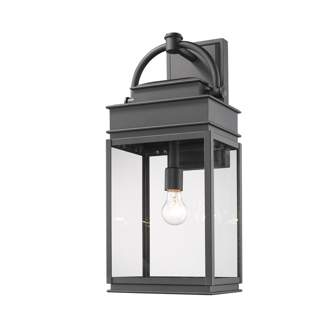 Artcraft Lighting AC8240BK Fulton One Light Outdoor Wall Mount Outdoor Black