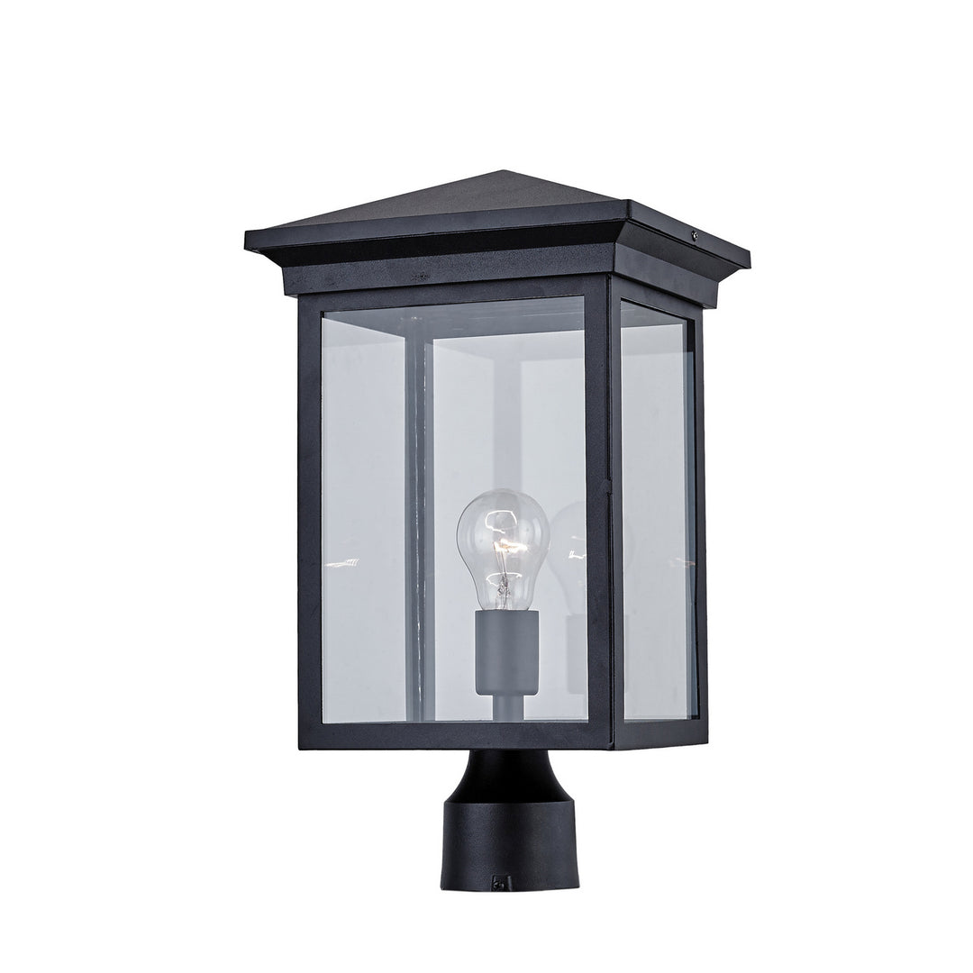 Artcraft Lighting AC8463BK Gable One Light Outdoor Post Mount Outdoor Black