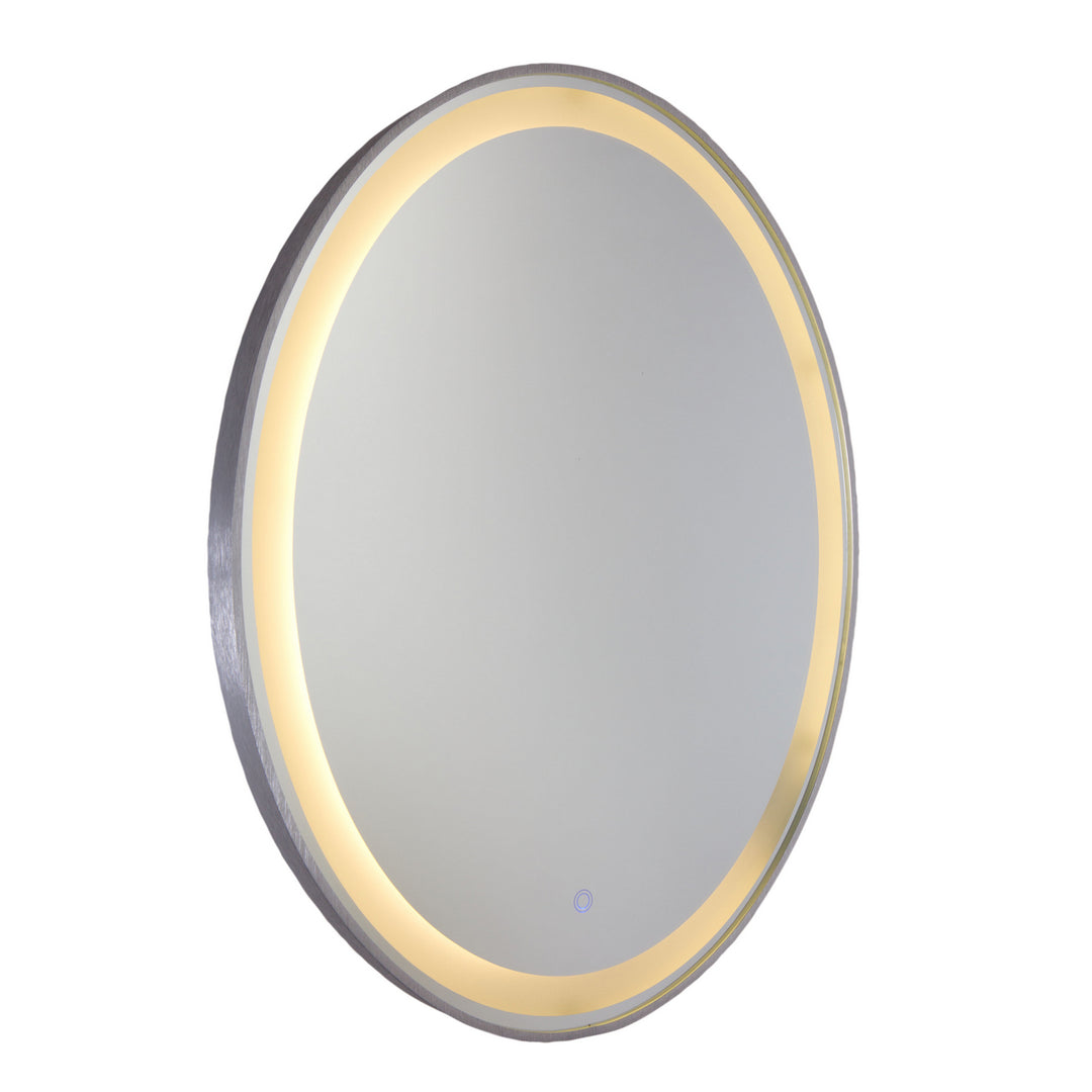 Artcraft Lighting AM300 Reflections Led Mirror Mirror Pewter, Nickel, Silver