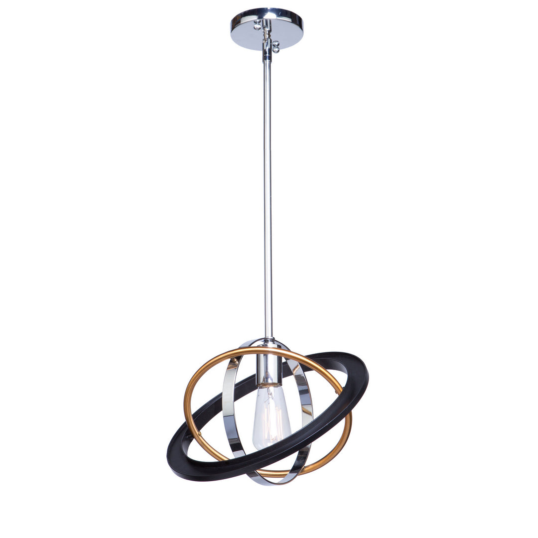 Artcraft Cosmic CL15111 Pendant Light - Dark Bronze,  Chrome,  Satin Brass