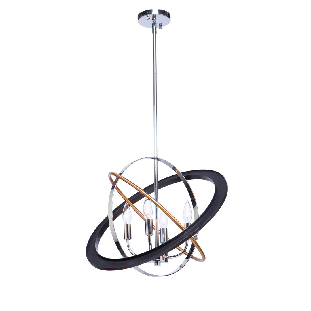 Artcraft Cosmic CL15114 Pendant Light - Dark Bronze,  Chrome,  Satin Brass