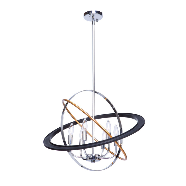 Artcraft Cosmic CL15116 Pendant Light - Dark Bronze,  Chrome,  Satin Brass