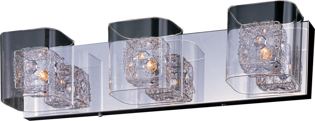 ET2 by Maxim Gem E22833-18SVPC Bath Vanity Light 22 in. wide - Polished Chrome