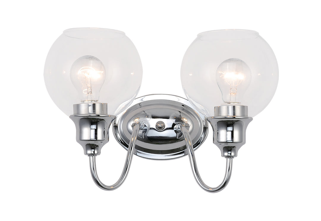 Maxim Ballord 1112CLPC Bath Vanity Light 14 in. wide - Polished Chrome