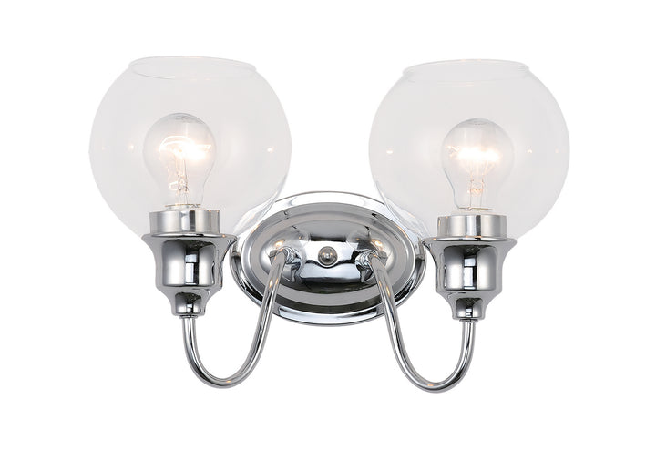 Maxim Ballord 1112CLPC Bath Vanity Light 14 in. wide - Polished Chrome