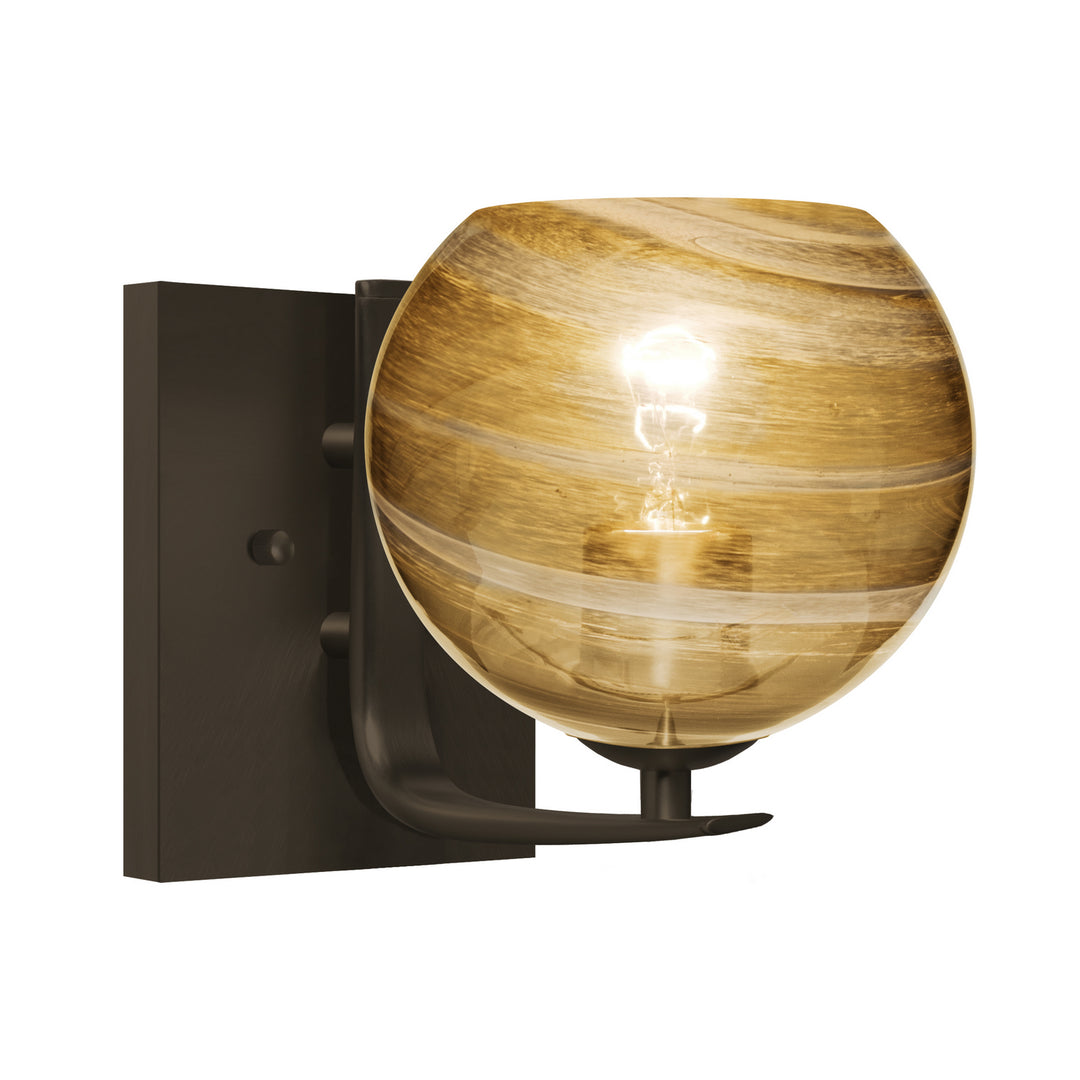 Besa Jilly 1WC-JILLYAM-BR Wall Sconce Light - Bronze