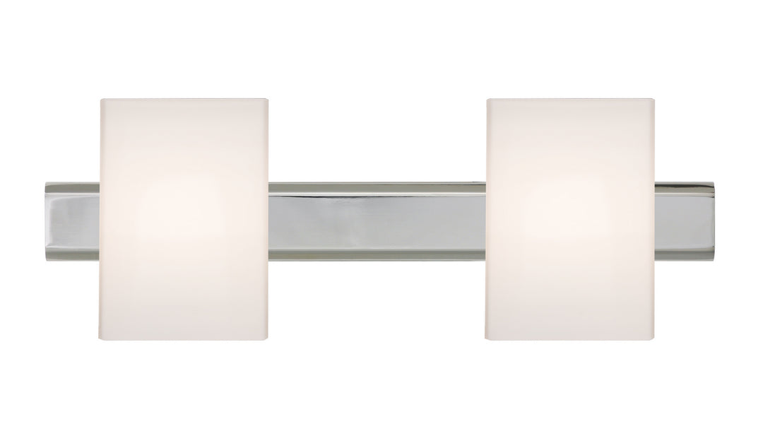 Besa Tito 2SW-TITO07-CR Bath Vanity Light 15 in. wide - Chrome