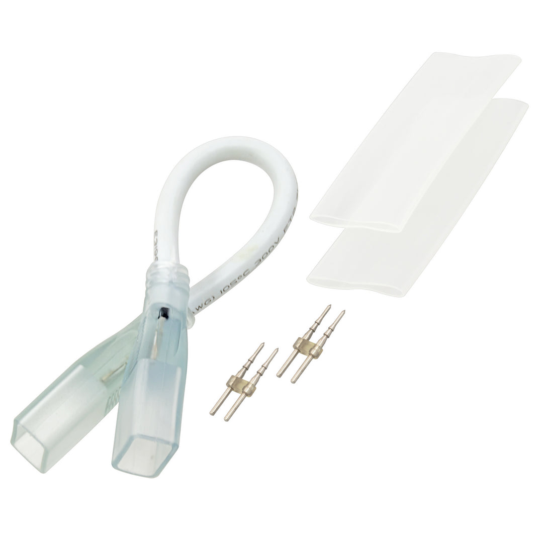 American Lighting MINI-P2-NF-JUMP10 Polar Neon Flex Jumper 2 Power Connectors Decor White