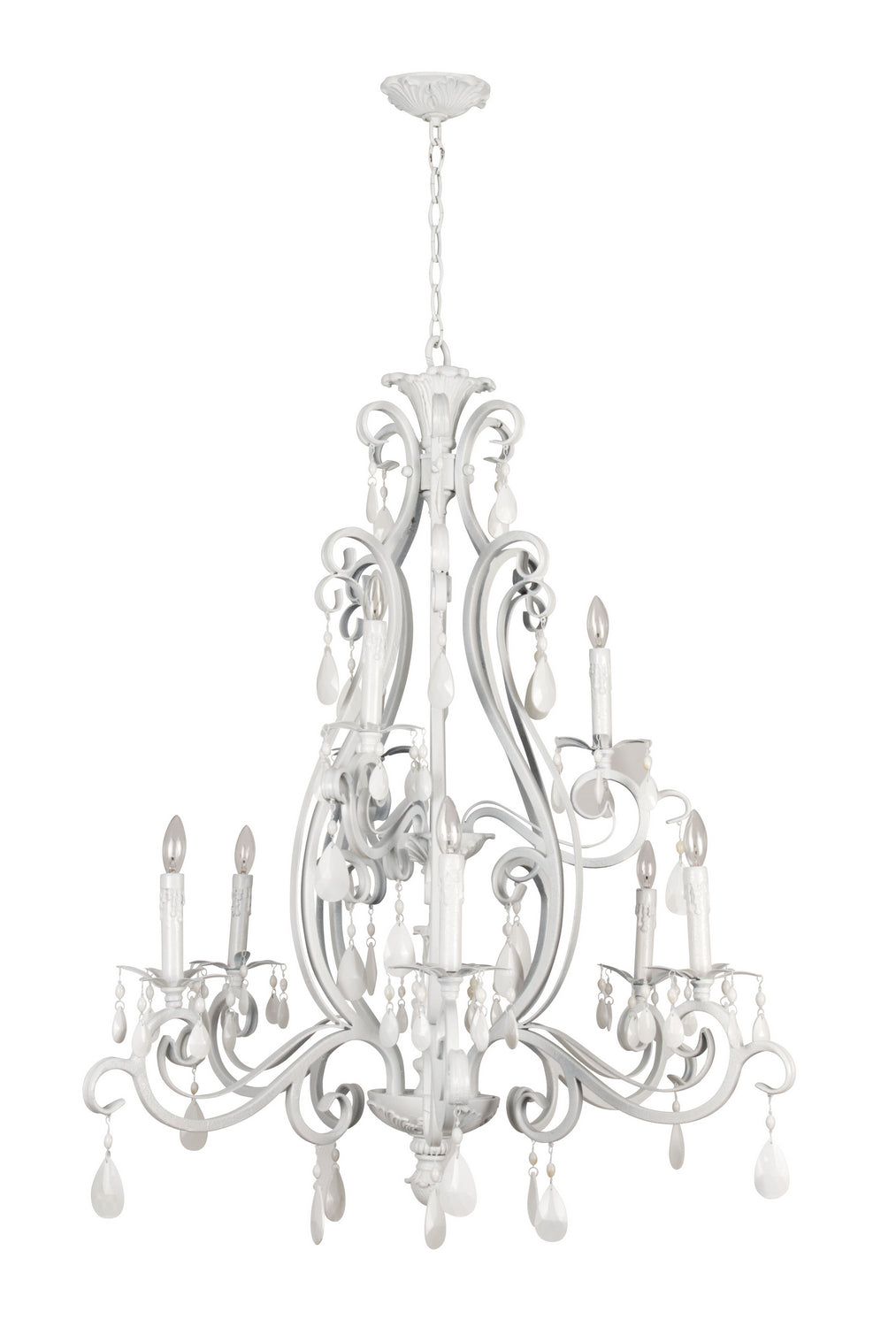 Craftmade Englewood 25629-GW Chandelier Light - Gloss White